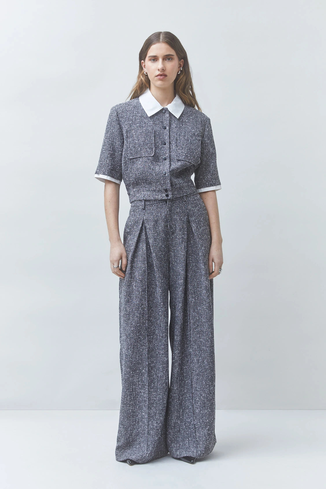 Suncoo - Lino Short Sleeved Blouse