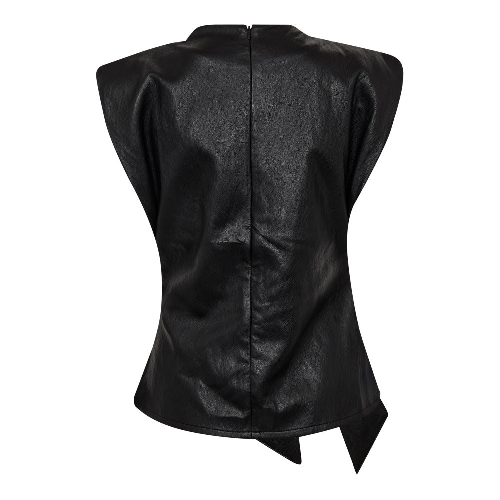 Co´couture - Gitt Pleat Top Black