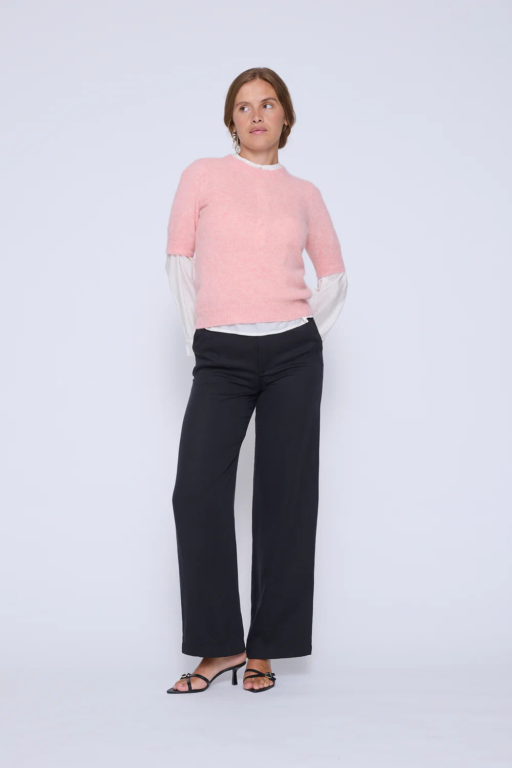 Six Ames - Rocca Sweater Mauveglow Melange