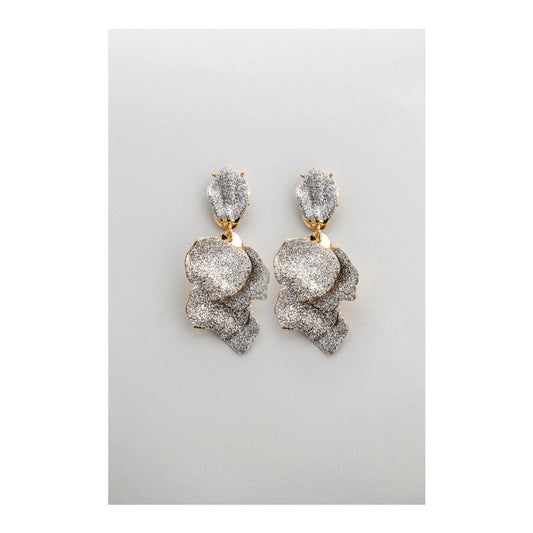 Leaf Earrings gold glitter från bow 19