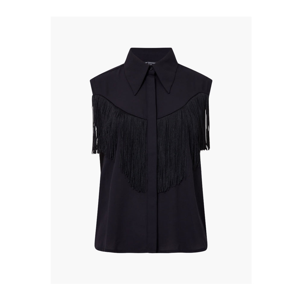 French Connection - Mila Fringed Top