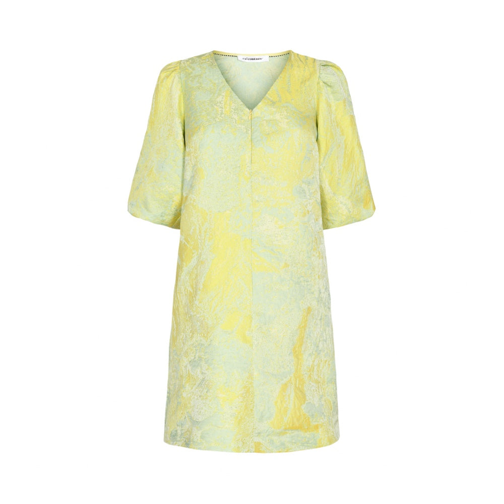 Simone Jacquard Zip Dress
