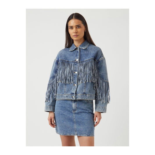 YAS - Yasaiko Denim Fringe Jacket