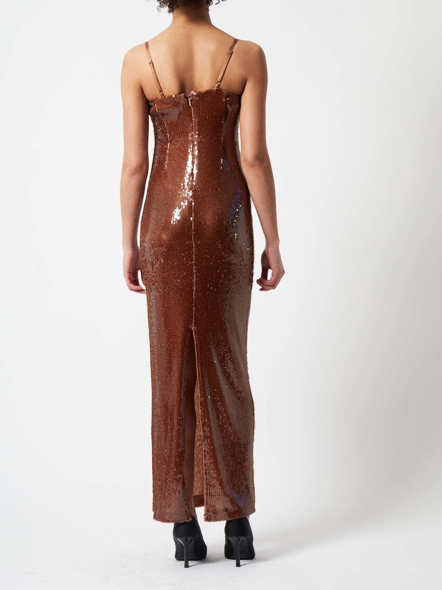 French Connection - Beatrice Sequin Strappy Maxi Dress