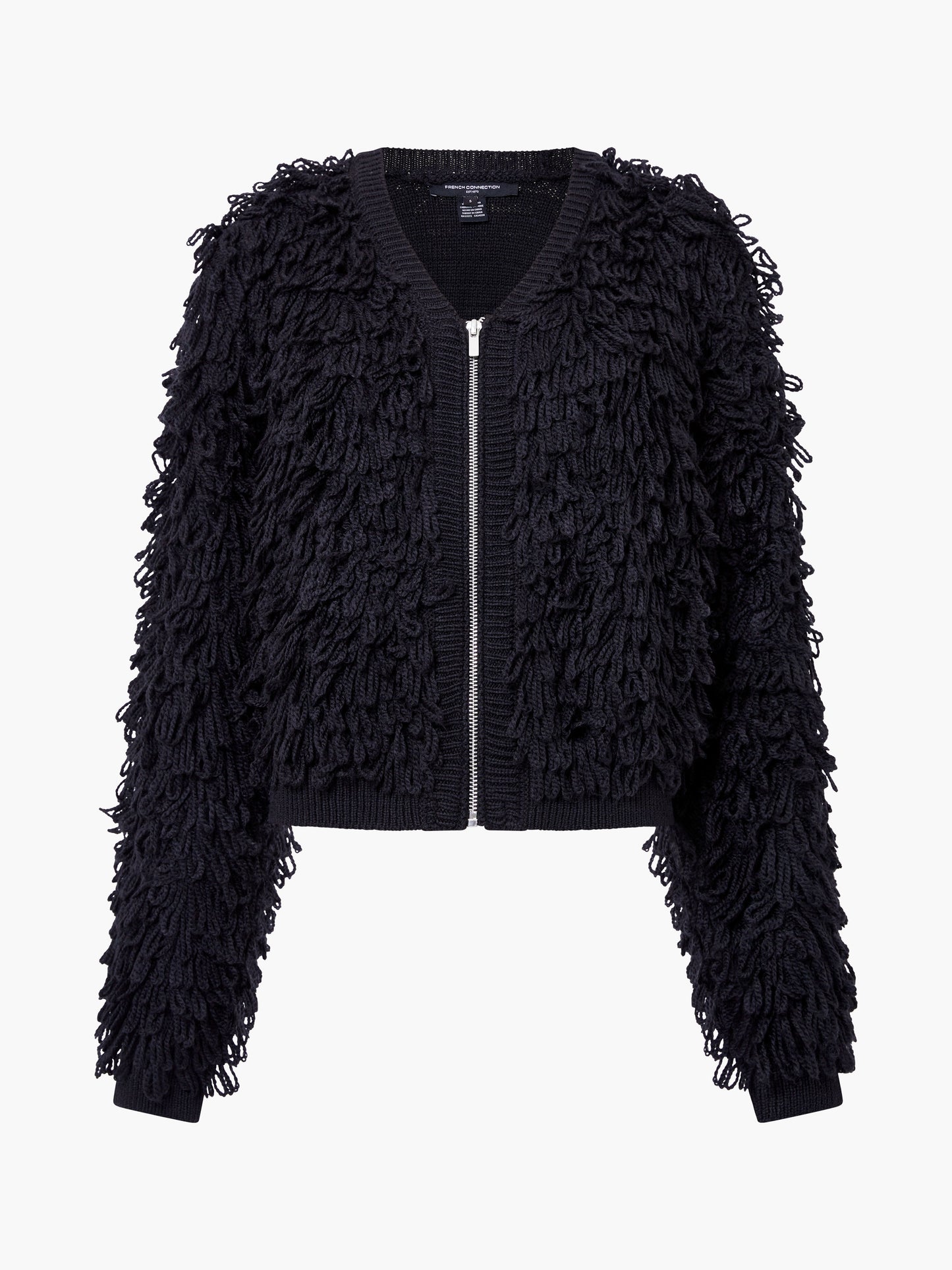 French Connection - Mali Looped Fringe Knit Jacket
