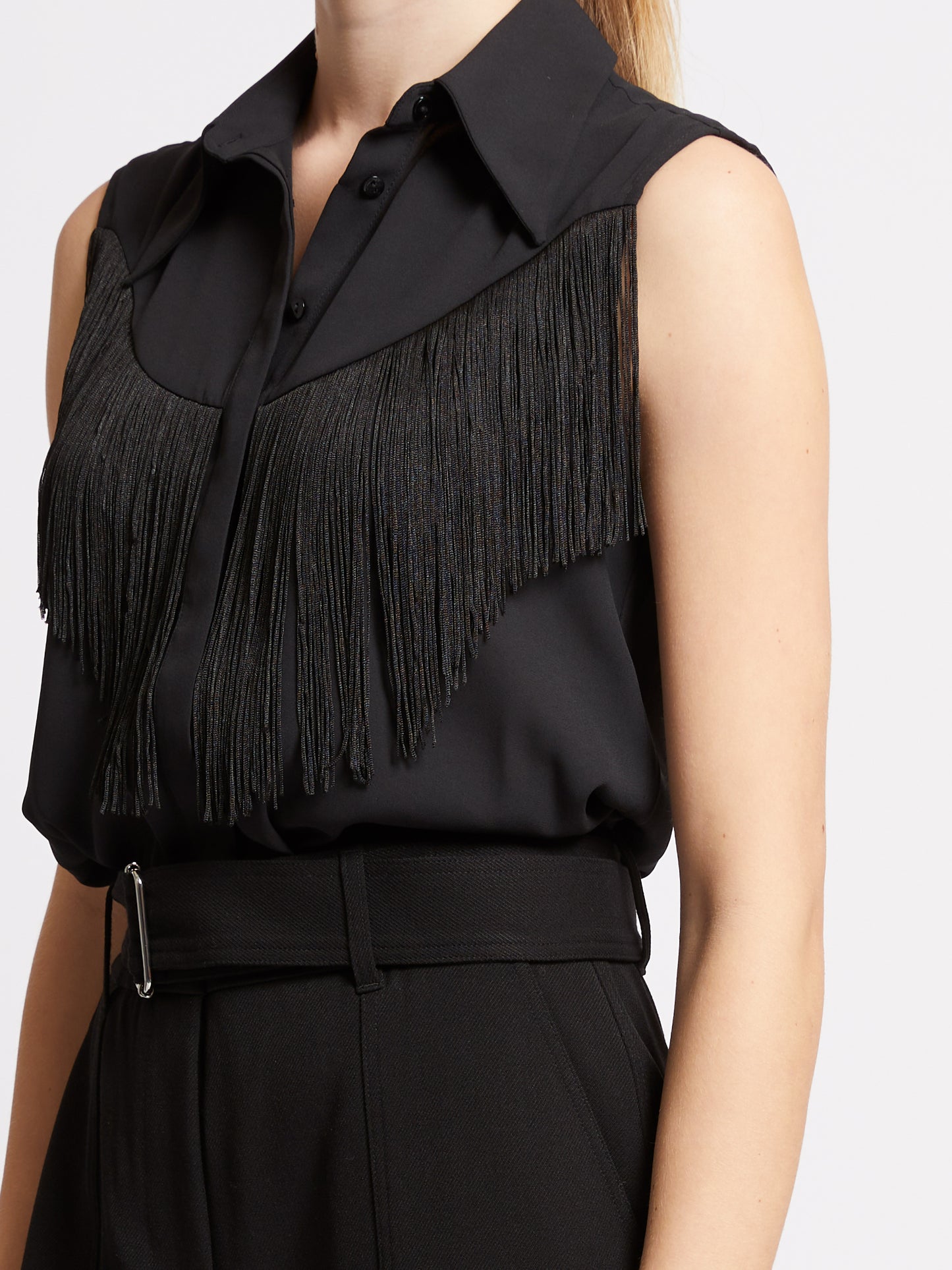 French Connection - Mila Fringed Top