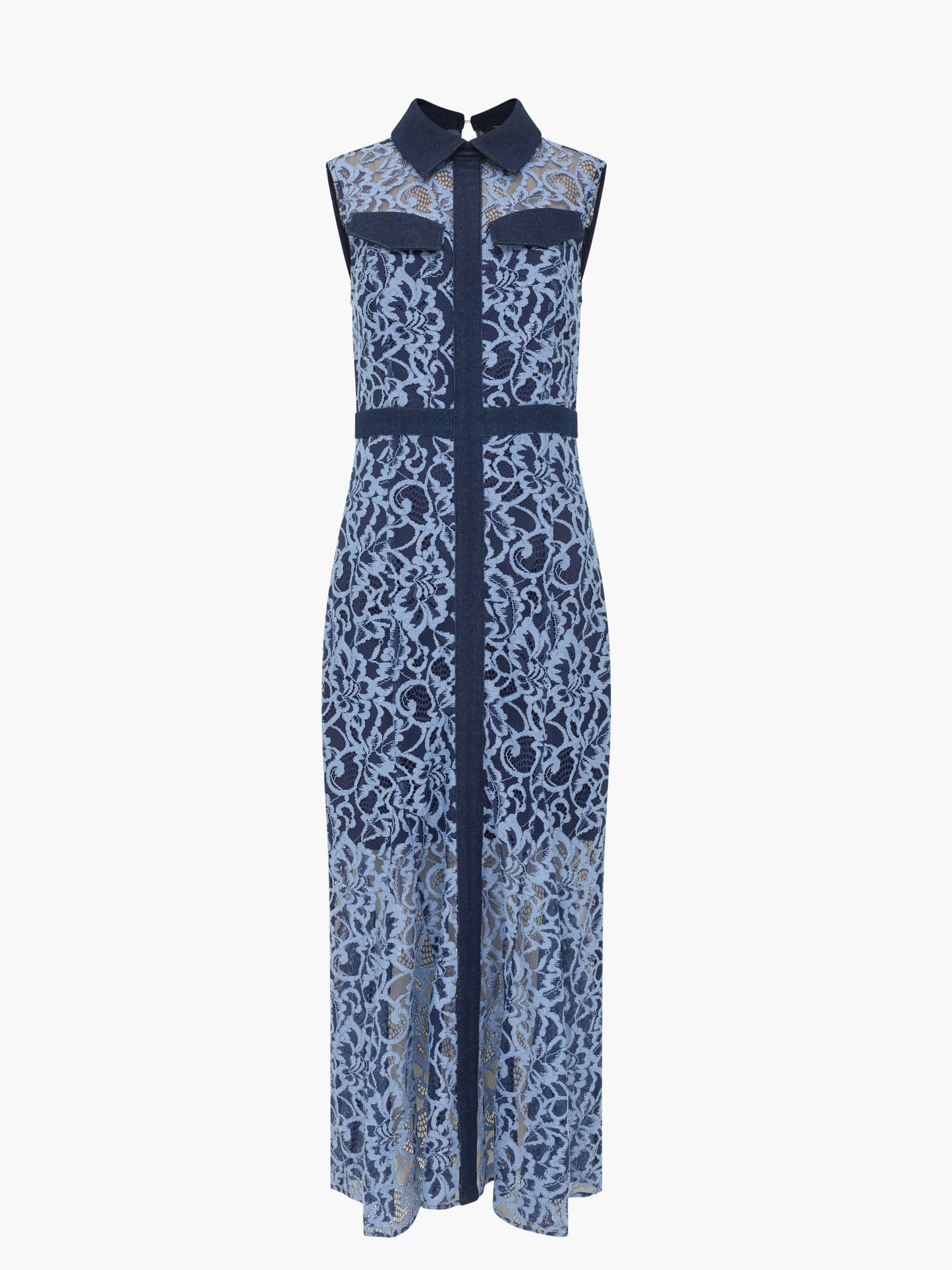 French Connection - Skye Lace Godet Shirt Dress