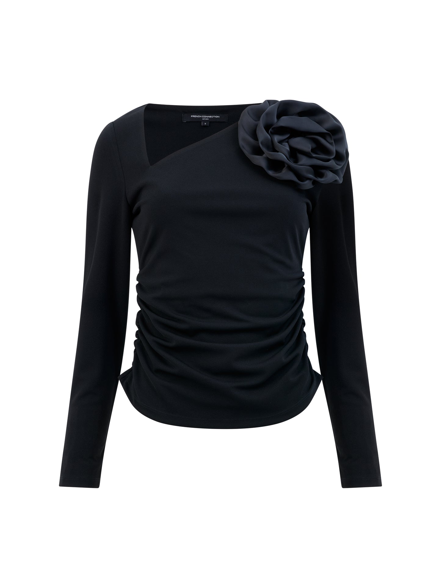 French Connection - Valetta Jersey Rosette Top