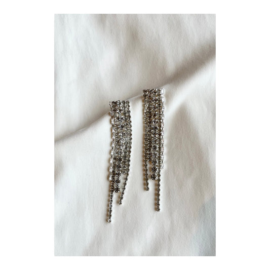 Långa strassörhängen från Bow 19. Beyonce strass earrings