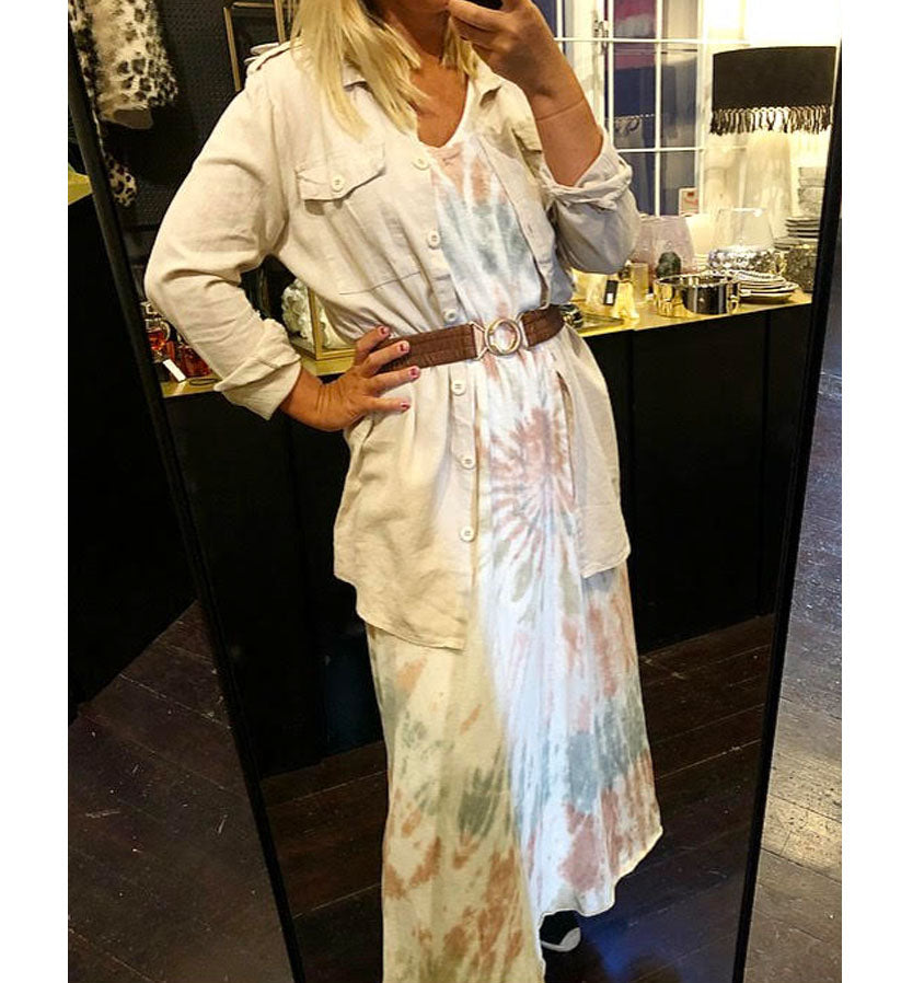 Stajl - Safari Skjorta Beige