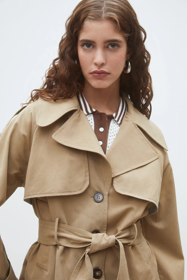 Suncoo - Short Trench Coat Elliot