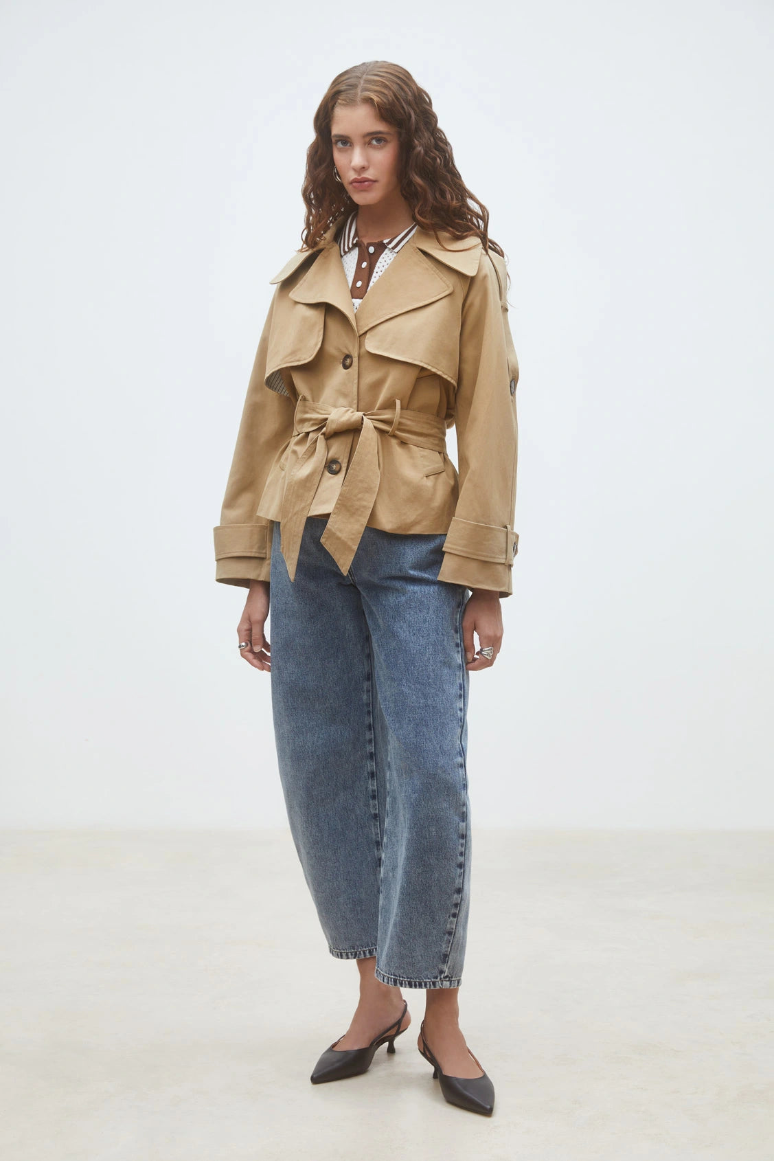 Suncoo - Short Trench Coat Elliot