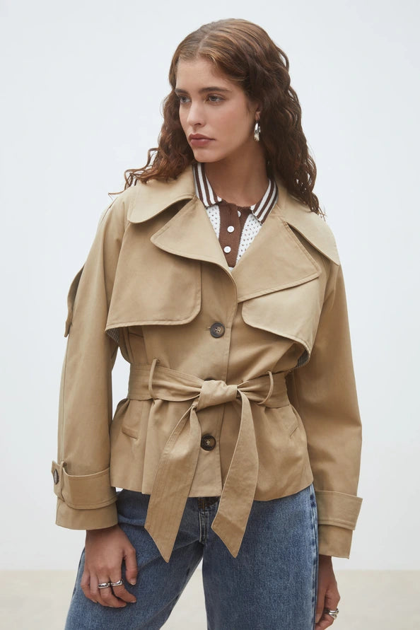 Suncoo - Short Trench Coat Elliot