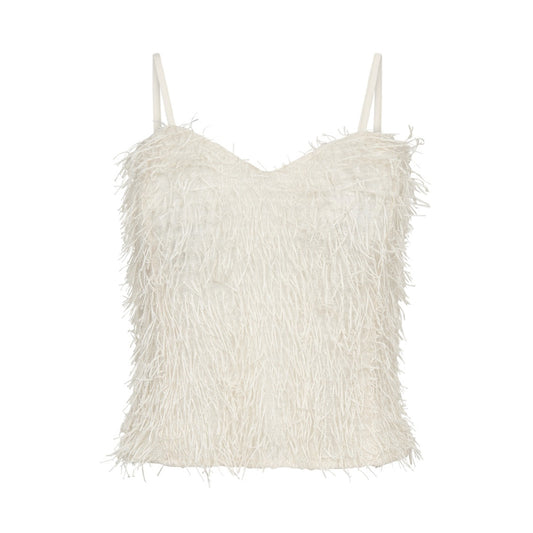 Co´couture - Gonzo V-Top Off White
