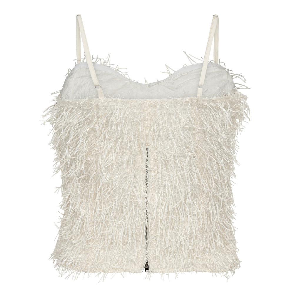 Co´couture - Gonzo V-Top Off White