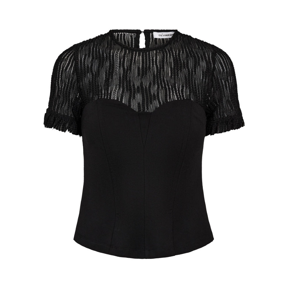 Co´couture - Colton lace mix top