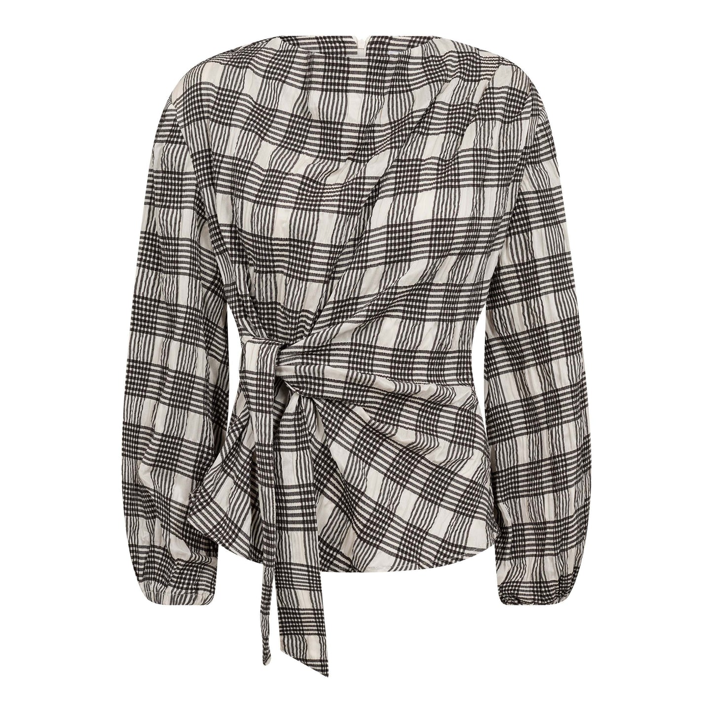 Co´couture - Chandler Check Tie Blouse