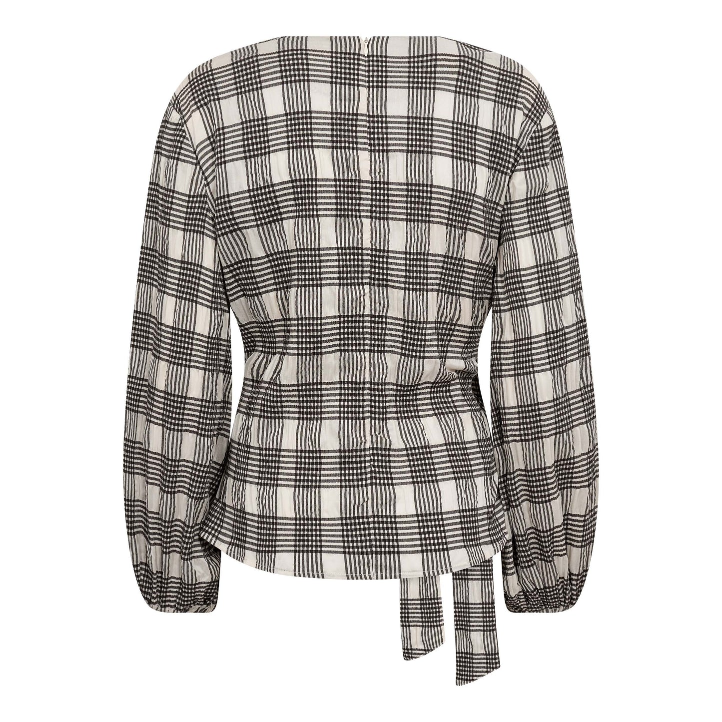 Co´couture - Chandler Check Tie Blouse
