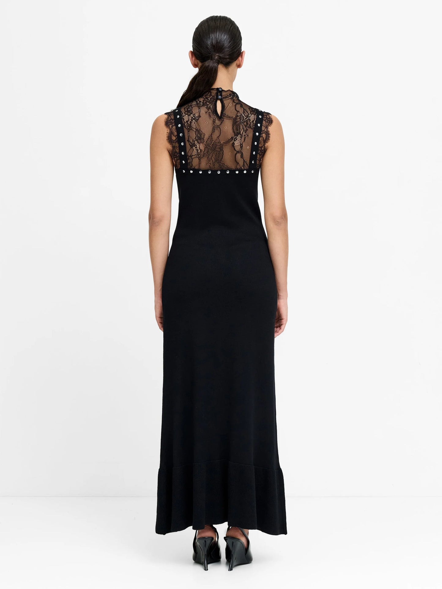 French Connection - Mari Stud and Lace Dress