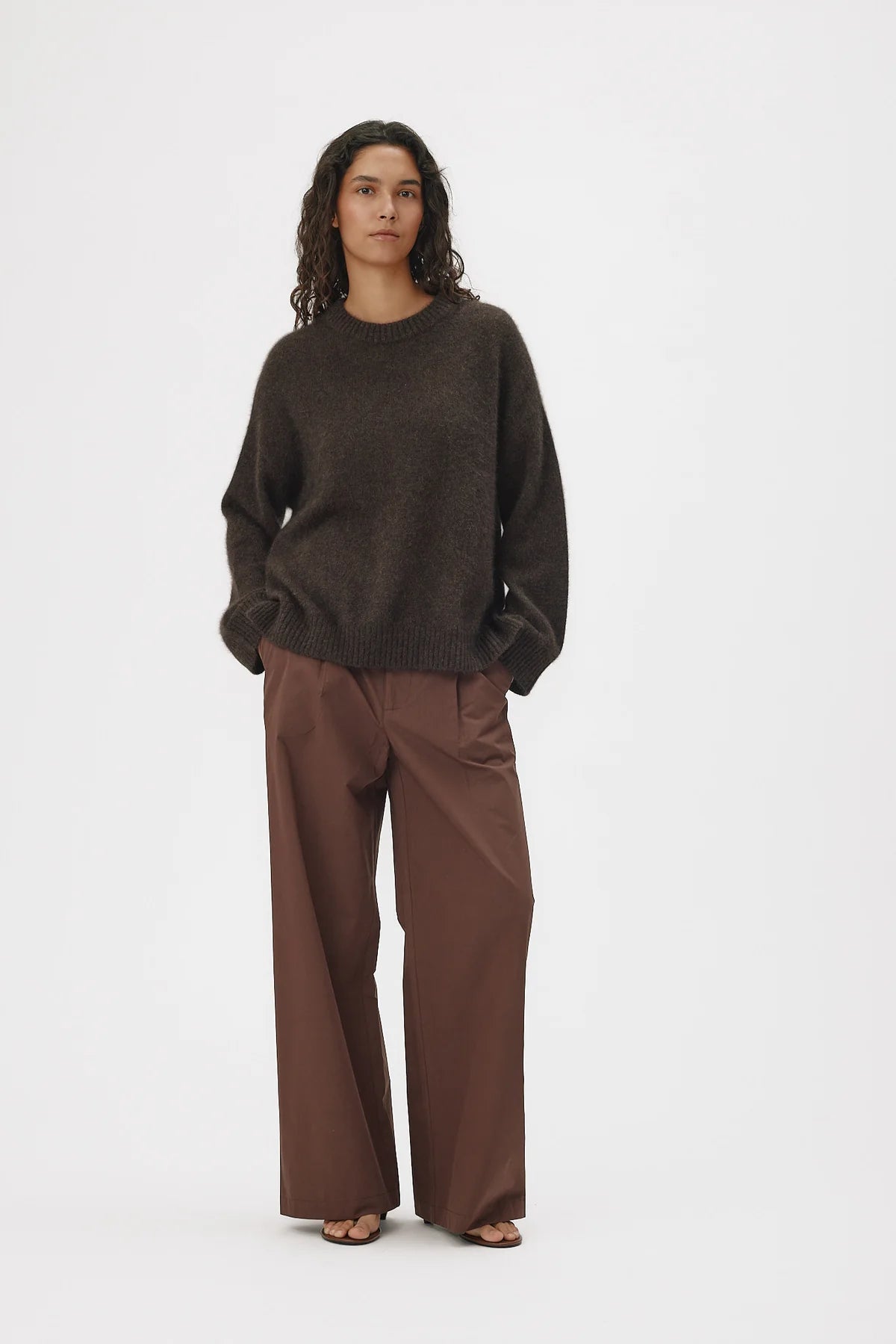 Six Ames - Lola Sweater Espresso Brown