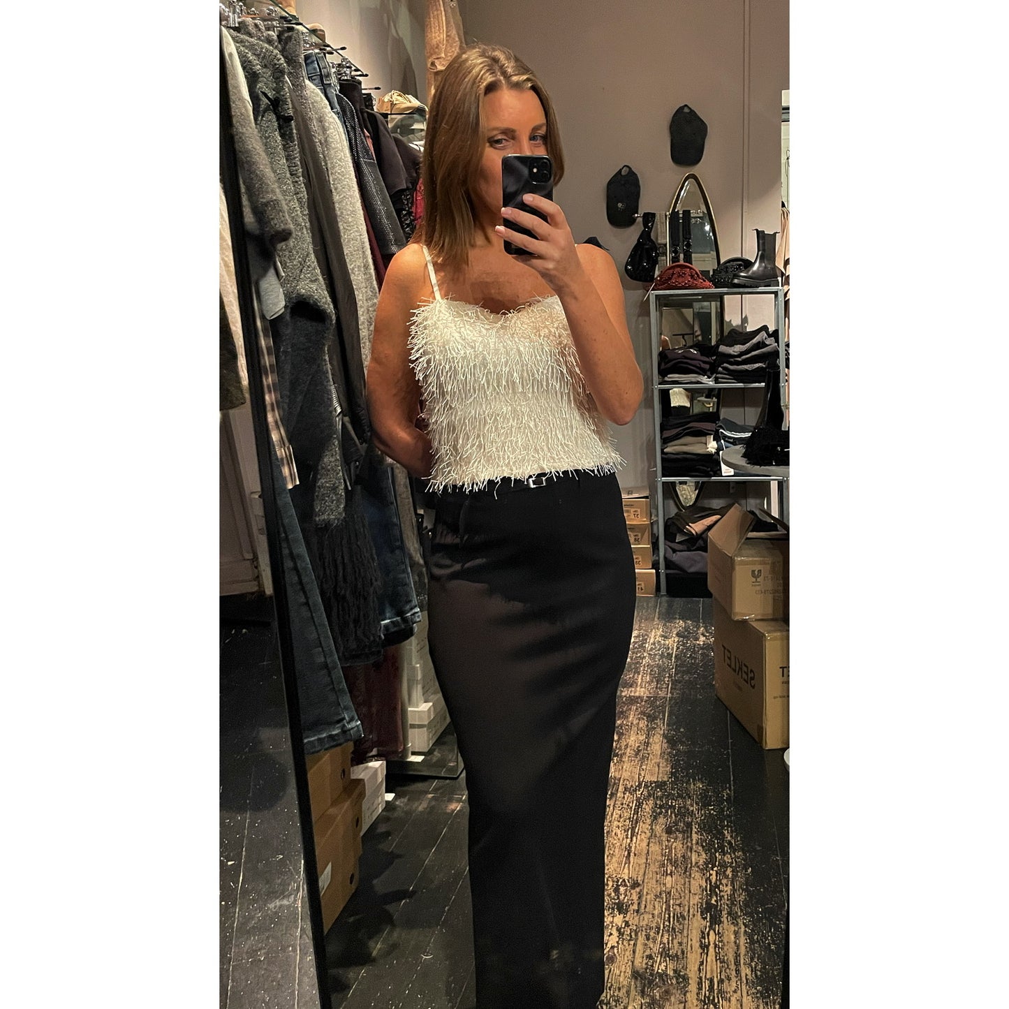 Co´couture - Gonzo V-Top Off White