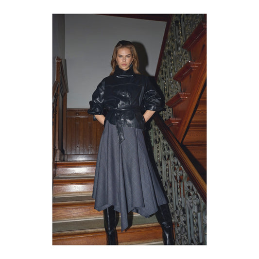Co´couture - Gitt Funnel Neck Blouse