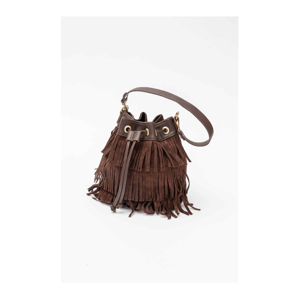 Bow 19 - Jade Bucket Bag Frill Brown