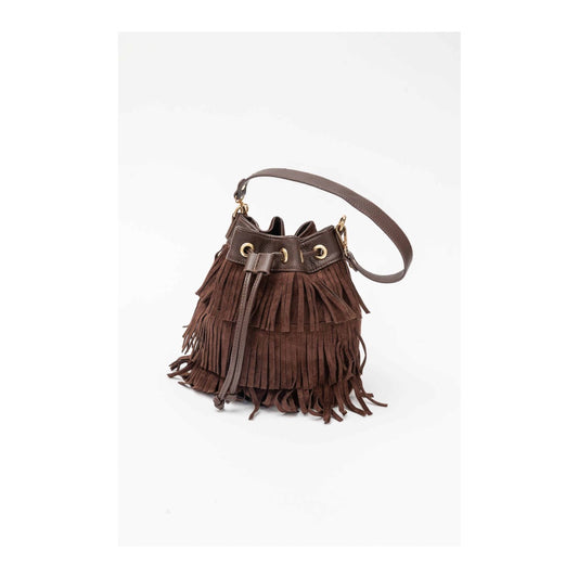 Bow 19 - Jade Bucket Bag Frill Brown