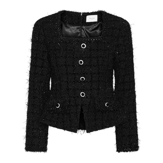 Helene Studios - Solange Tweed Blazer Top