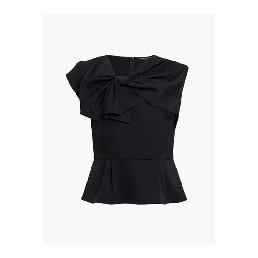 French Connection - Fenix Satin Big Bow Top