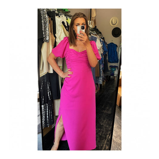 French Connection - Afina midi dress pink
