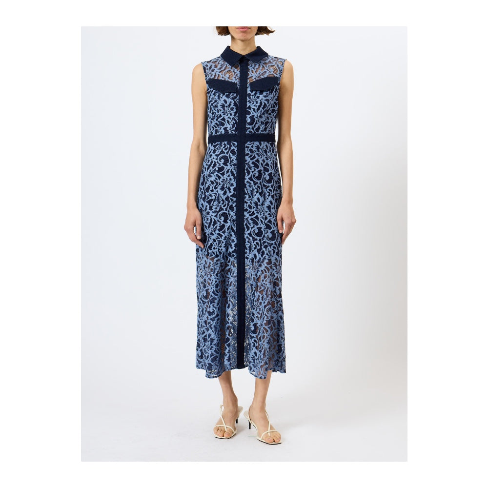 French Connection - Skye Lace Godet Shirt Dress