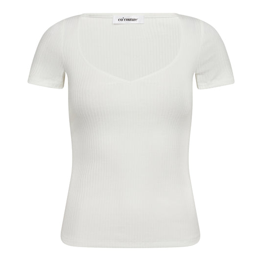 Co´couture - Heart Rib Tee