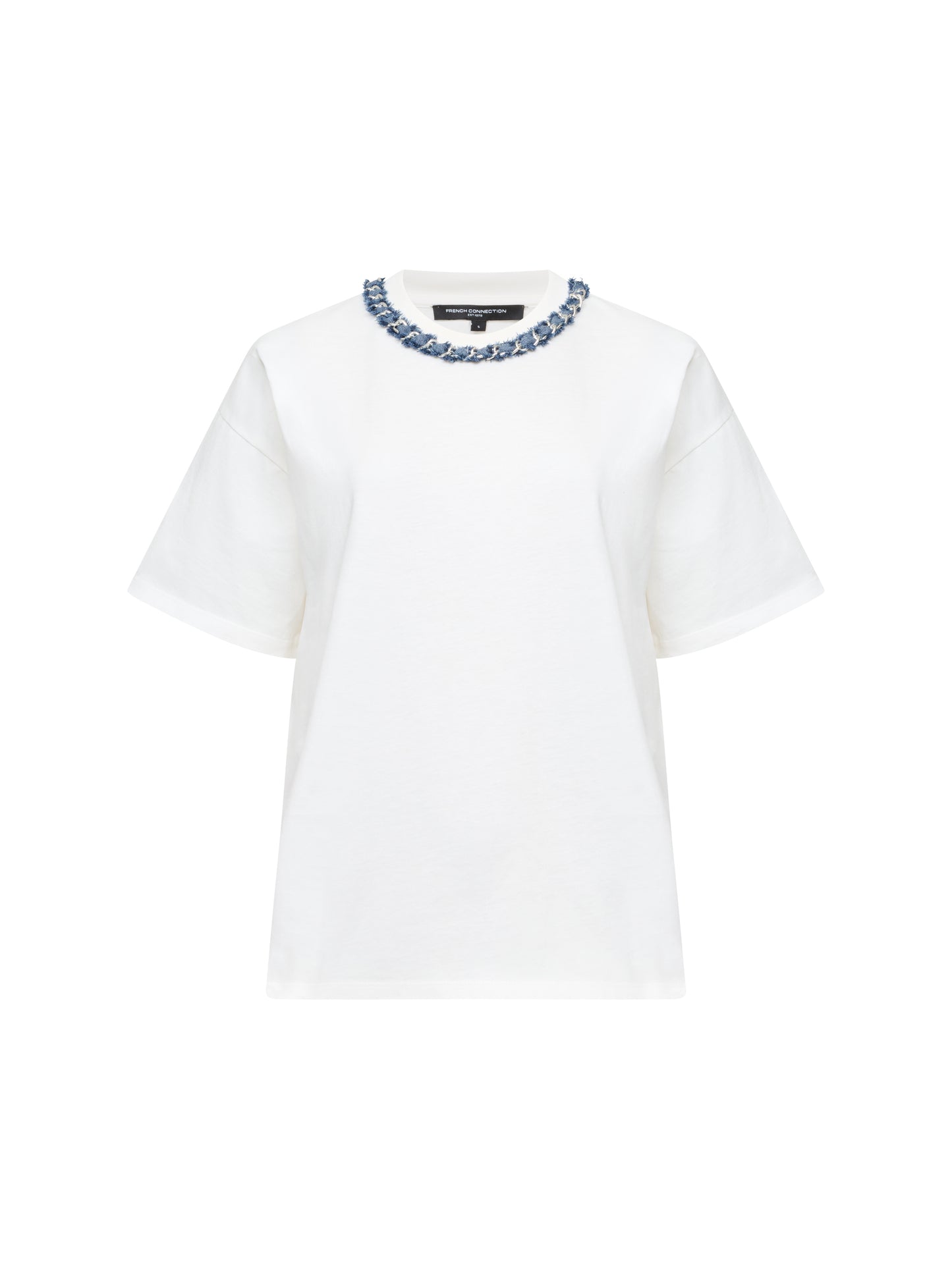 French Connection - Aiyana Jersey Chain T-shirt