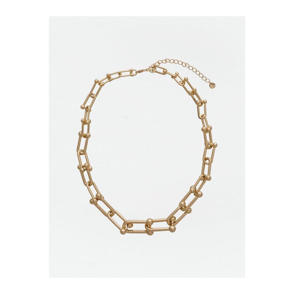 Bow 19 - Anna Large Necklace Gold