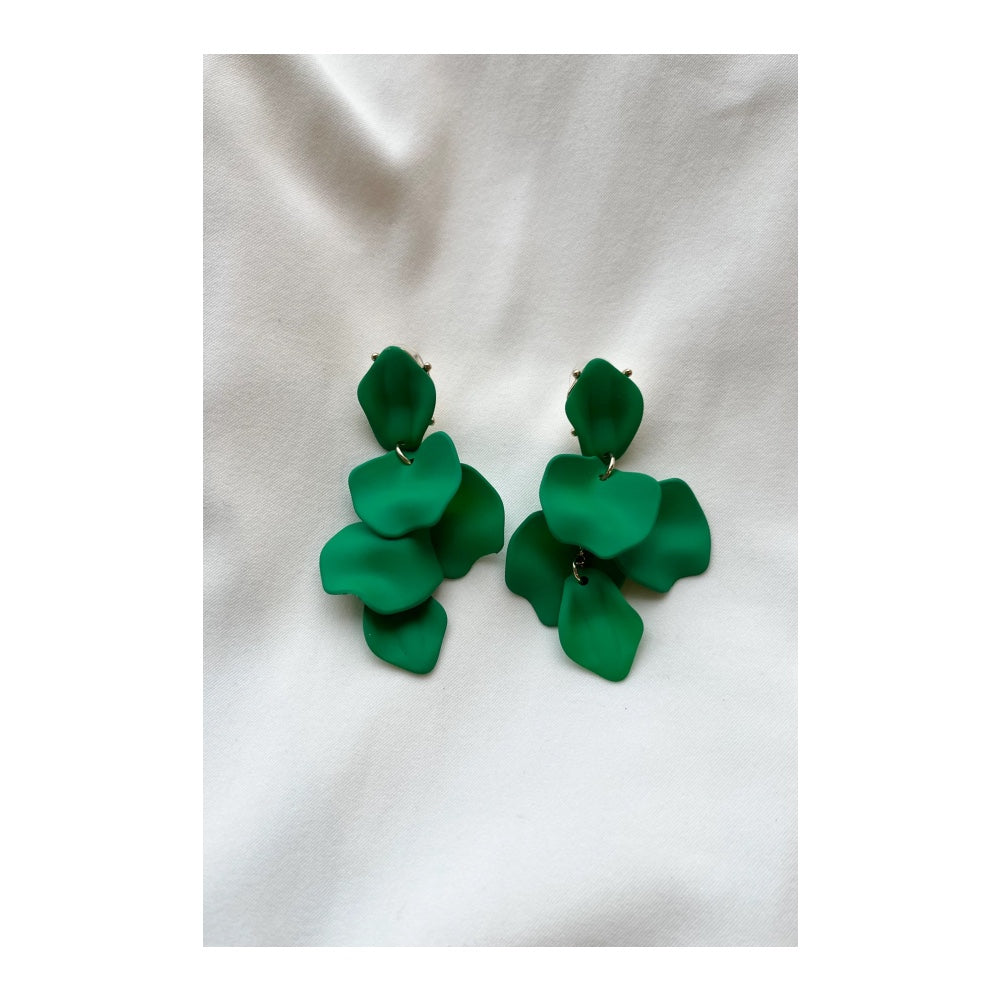 bow 19 fall earrings thin strong green